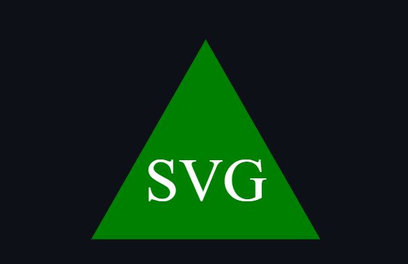 Image of a logo of letters S.V.G. in the middle of a green triangle created by the logo maker application